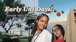 First Weeks Abroad for University